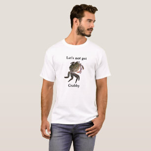 Camiseta de Crabby com Caranguejo Fiddler