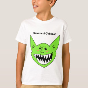 Camiseta de Criança Cuidado com os Goblins