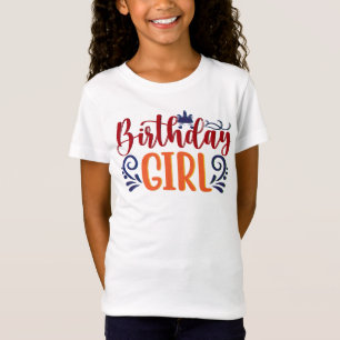 Camiseta de criança de aniversário