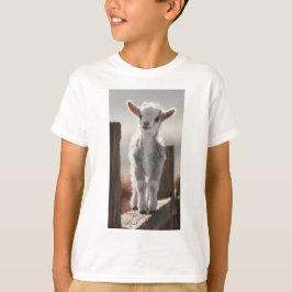 Camiseta de criança de cabrito fofo do Eid ul-Adha