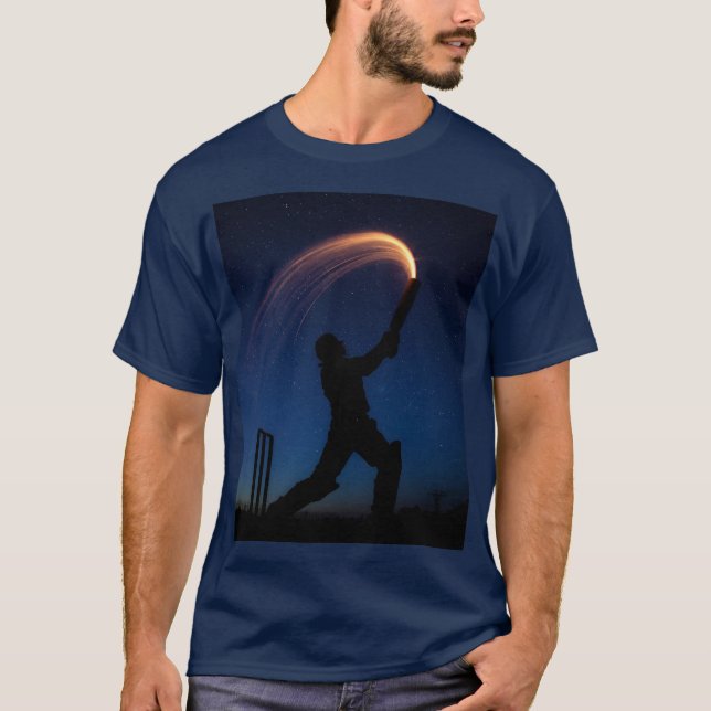Camiseta de críquete T20 Six Over The Boundary (Frente)