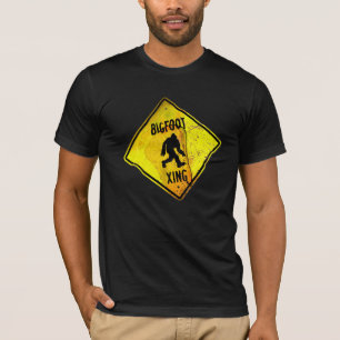 camiseta de cruzamento de pé-grande