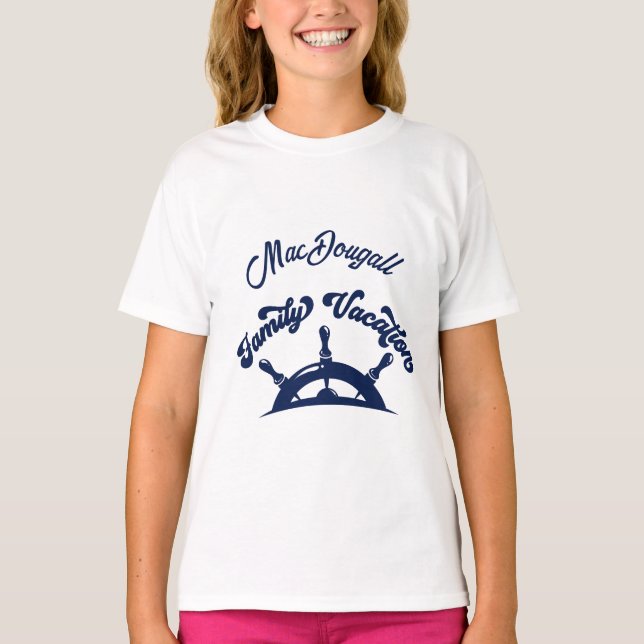 Camiseta de Cruzeiro de Férias da Família (Frente)