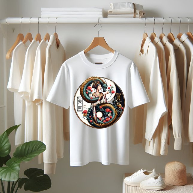 Camiseta de cultura chinesa (Yin and Yang T-shirt )