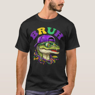 Camiseta de Custo do Mardigator Alligator Bruh Mar