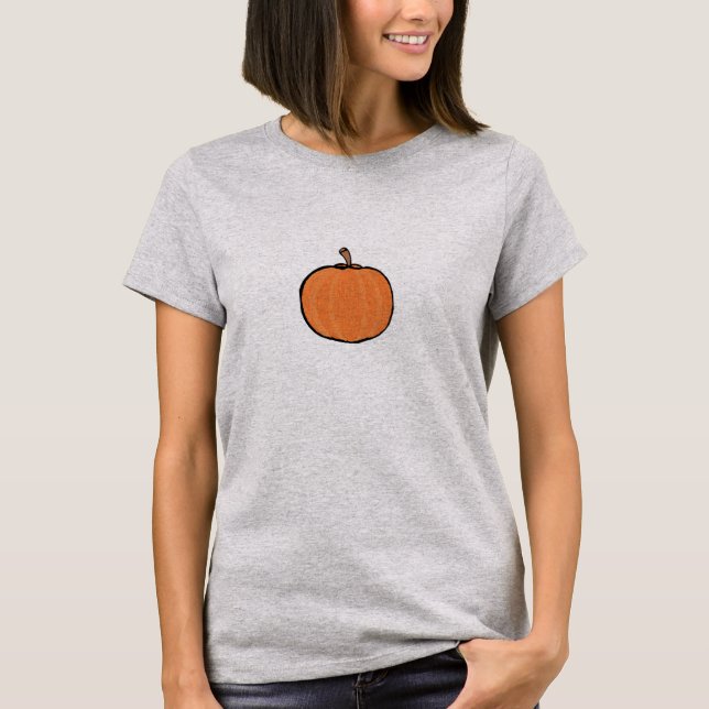 Camiseta de damas de outono/Halloween (Frente)