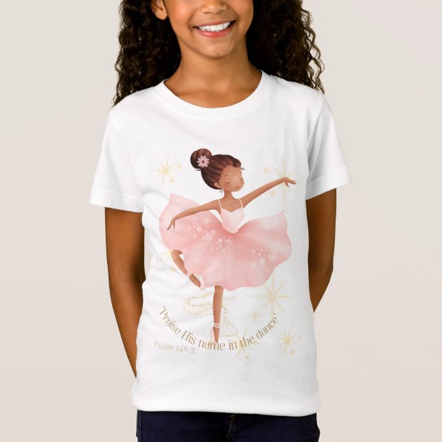 Camiseta de Dança de Bailarina (Frente)