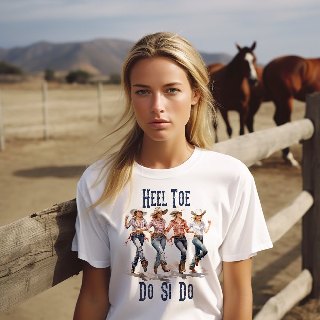 Camiseta de Dança em Linha Heel Toe (Criador carregado)