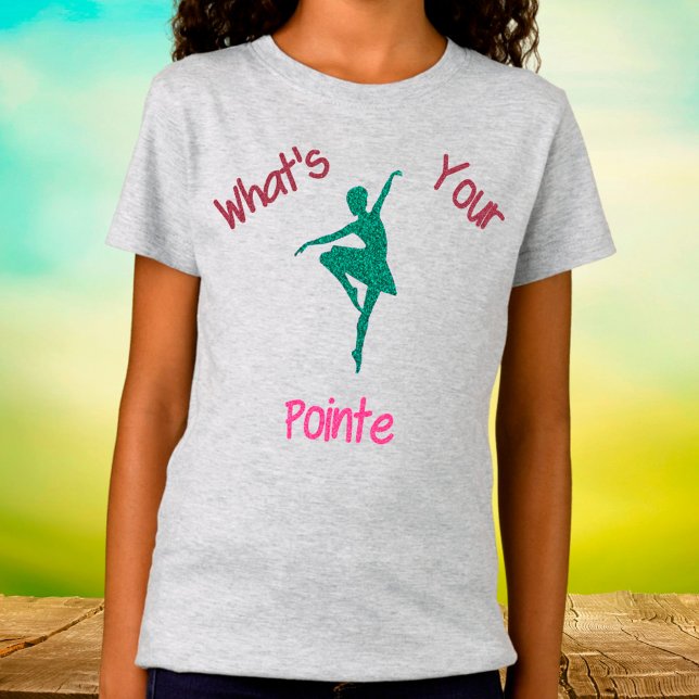 Camiseta de Dança 'Qual é a Sua Ponta' (Criador carregado)
