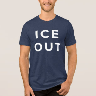 CAMISETA DE DECLARAÇÃO: ICE FORA Negrito