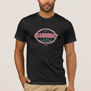 Camiseta de declaração sarcástica "ALLEGEDI Rumor