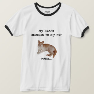 Camiseta de Dedo Básico Masculina com Pescoço Cont