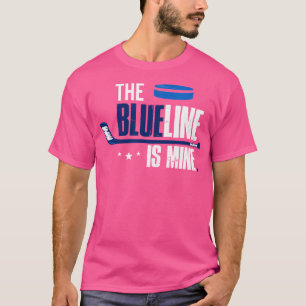 Camiseta de Defensor de Hóquei A Linha Azul É Minh