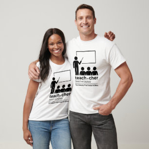 Camiseta de Definição de Professores - Presente En