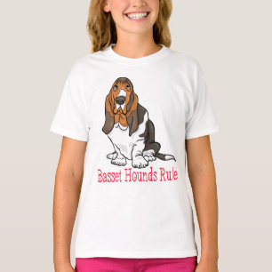 Camiseta de desenho animado de Basséfi cãozinho fo