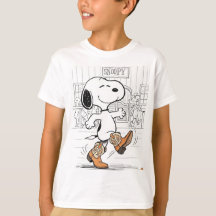 Camiseta de desenho animado de Beagle fofa