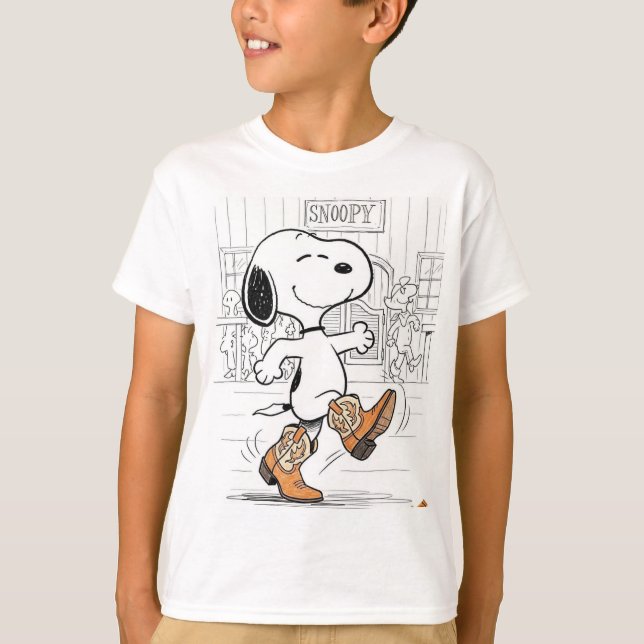 Camiseta de desenho animado de Beagle fofa (Frente)