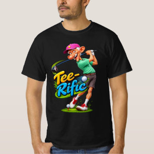 Camiseta de Desenho Animado de Golfe – Tee-Rific D