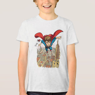 Camiseta de Desenho Animado do Menino Super Voador