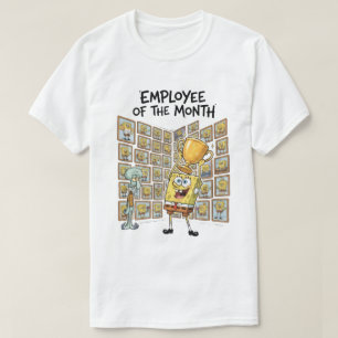 Camiseta de desenho animado engraçado Funcionário