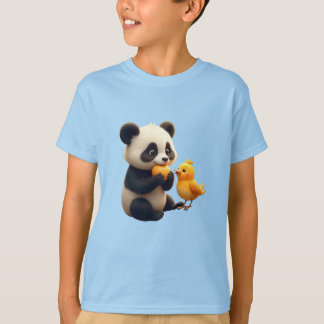 Camiseta de desenho animado Panda