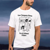 Camiseta de desenho animado para montadores de pne