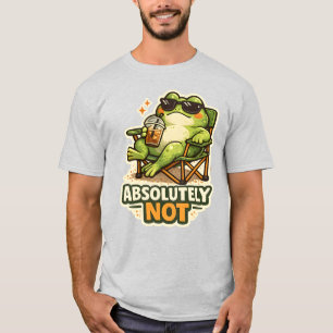 Camiseta de desenho animado retrô de sapo absoluta