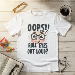 Camiseta de desenho animado sarcástico – Design de