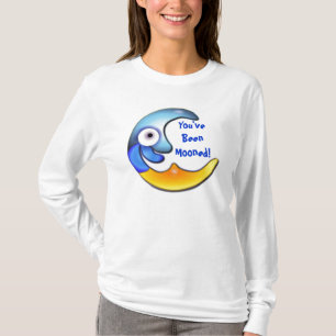 Camiseta de desenho animado "Você foi alvo de uma