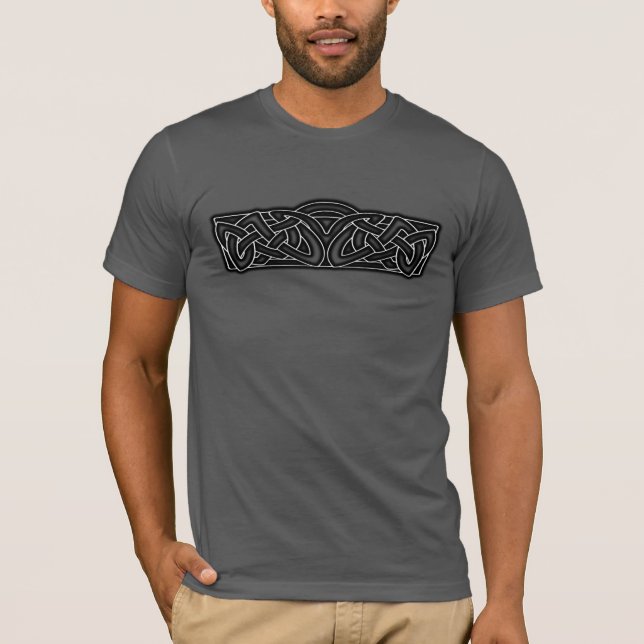 Camiseta de Desenho de Entrelaçamento Celta (Frente)