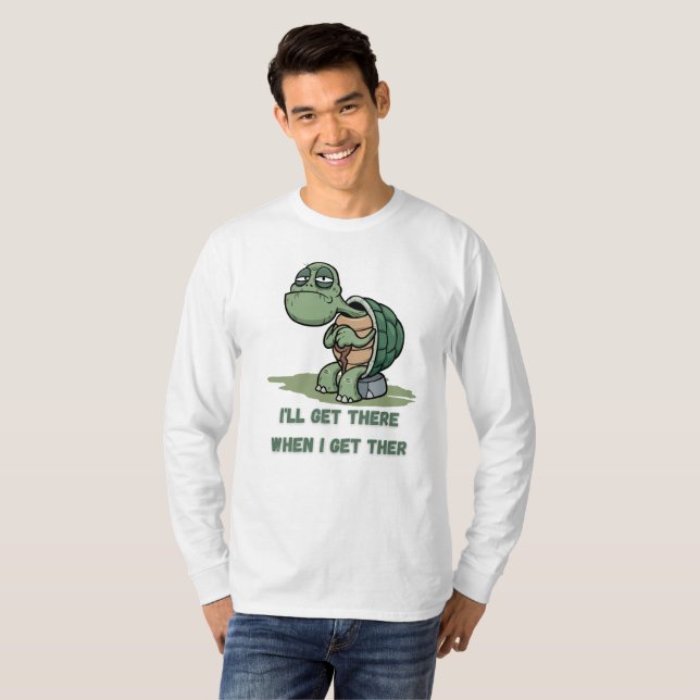 Camiseta de desenho de tartaruga (Frente Completa)
