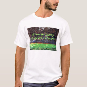 Camiseta de design abstrato