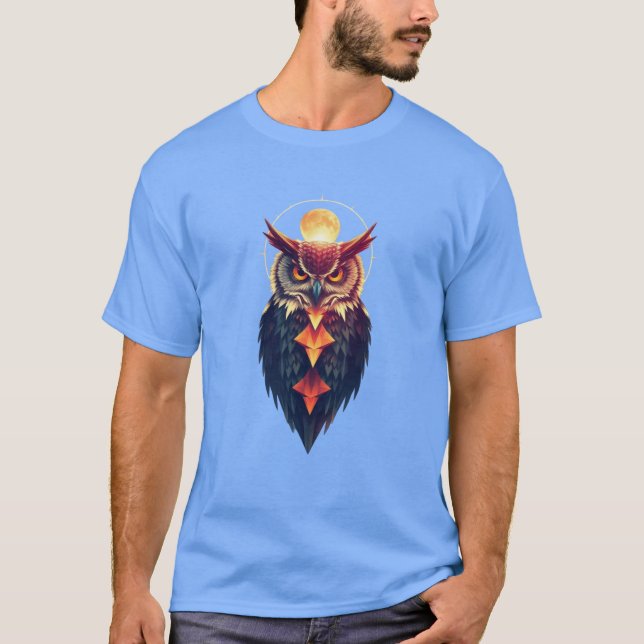 camiseta de design coruja 9 (Frente)