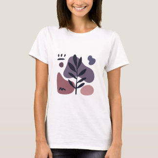Camiseta de design da natureza minimalista