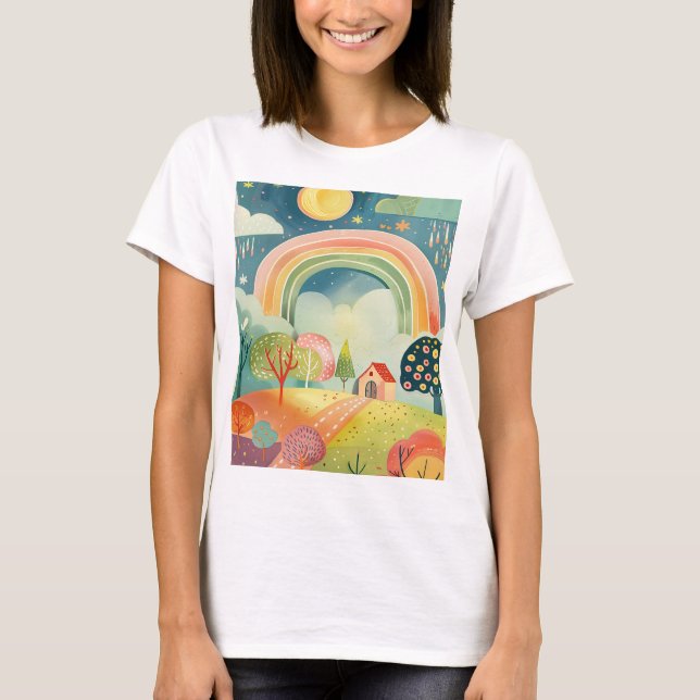 Camiseta de design de arte para berçário (Frente)