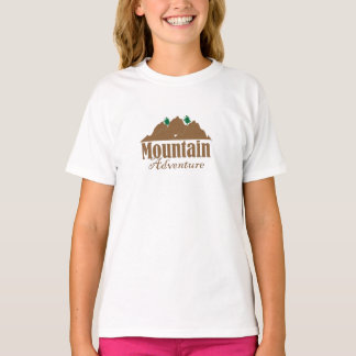 Camiseta de Design de Aventura de Montanha, design