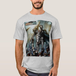 Camiseta de design de carne e aço V1