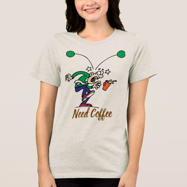 Camiseta de design de desenho animado (Frente)