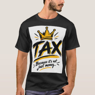 camiseta de design de imposto