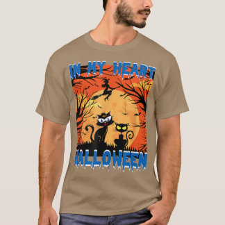 Camiseta de design de vassoura do Halloween assust