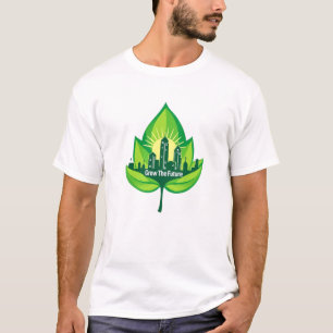 Camiseta de design de vida sustentável Eco Green C