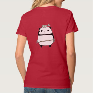 Camiseta de Design Fofo de Panda