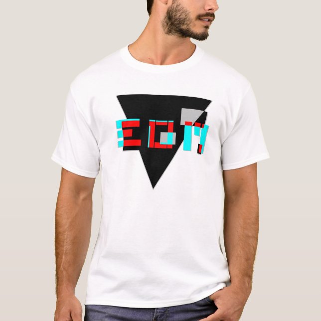 Camiseta De "design original da maneira" EDM EDM (Frente)