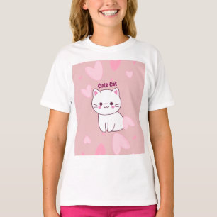 Camiseta de design para amantes de gatos fofos