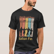 Camiseta de design para-Camiseta do partido balcân