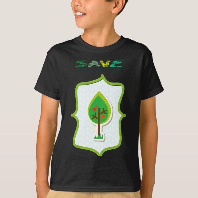 Camiseta de design perene ecológico (Frente)