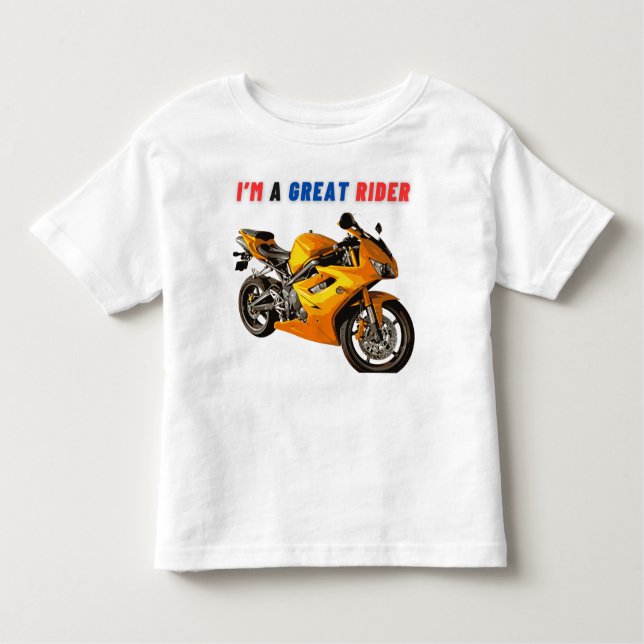 Camiseta de design Rider personalizada Premium (Frente)