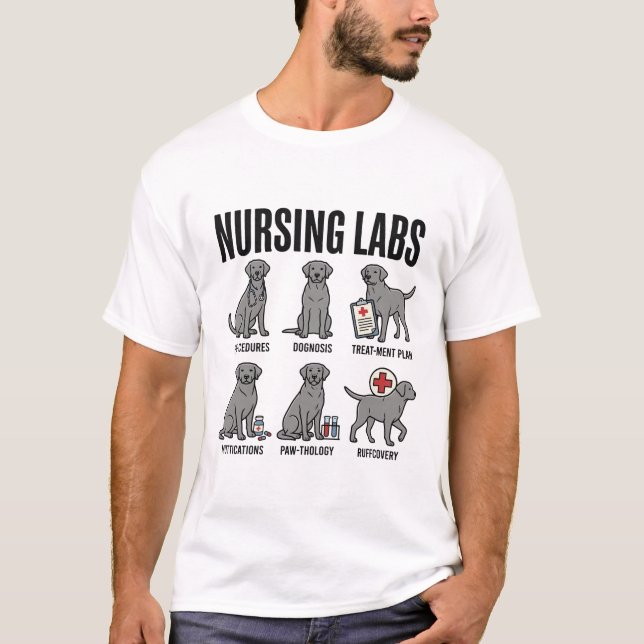 Camiseta de Design Vetorial com Piada Médica de Ca (Frente)