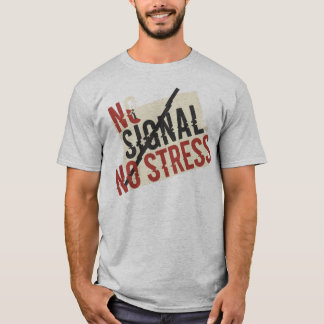 Camiseta de Desintoxicação Digital Sem Sinal Sem E