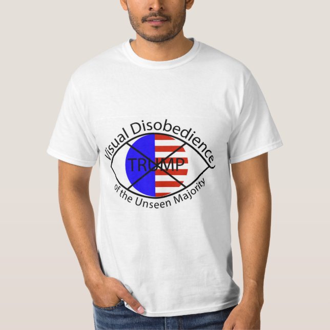 Camiseta de desobediência visual (Frente)